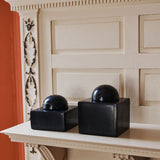 Pair of stone boxes by Anastasio Home