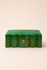 Green Snakeskin Box | Vintage