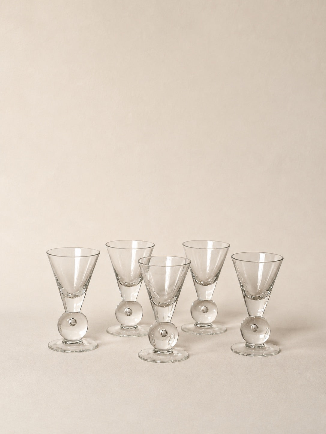 Ball Stem Cocktail Glasses | Vintage