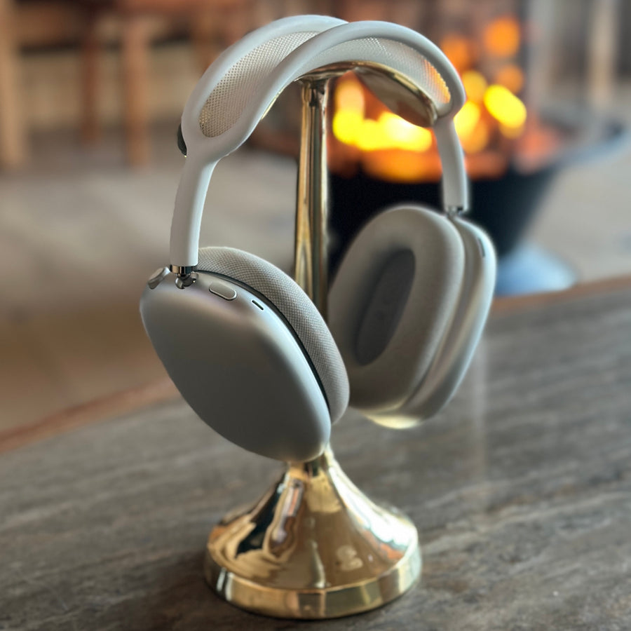 Solid Brass Headphone Perch