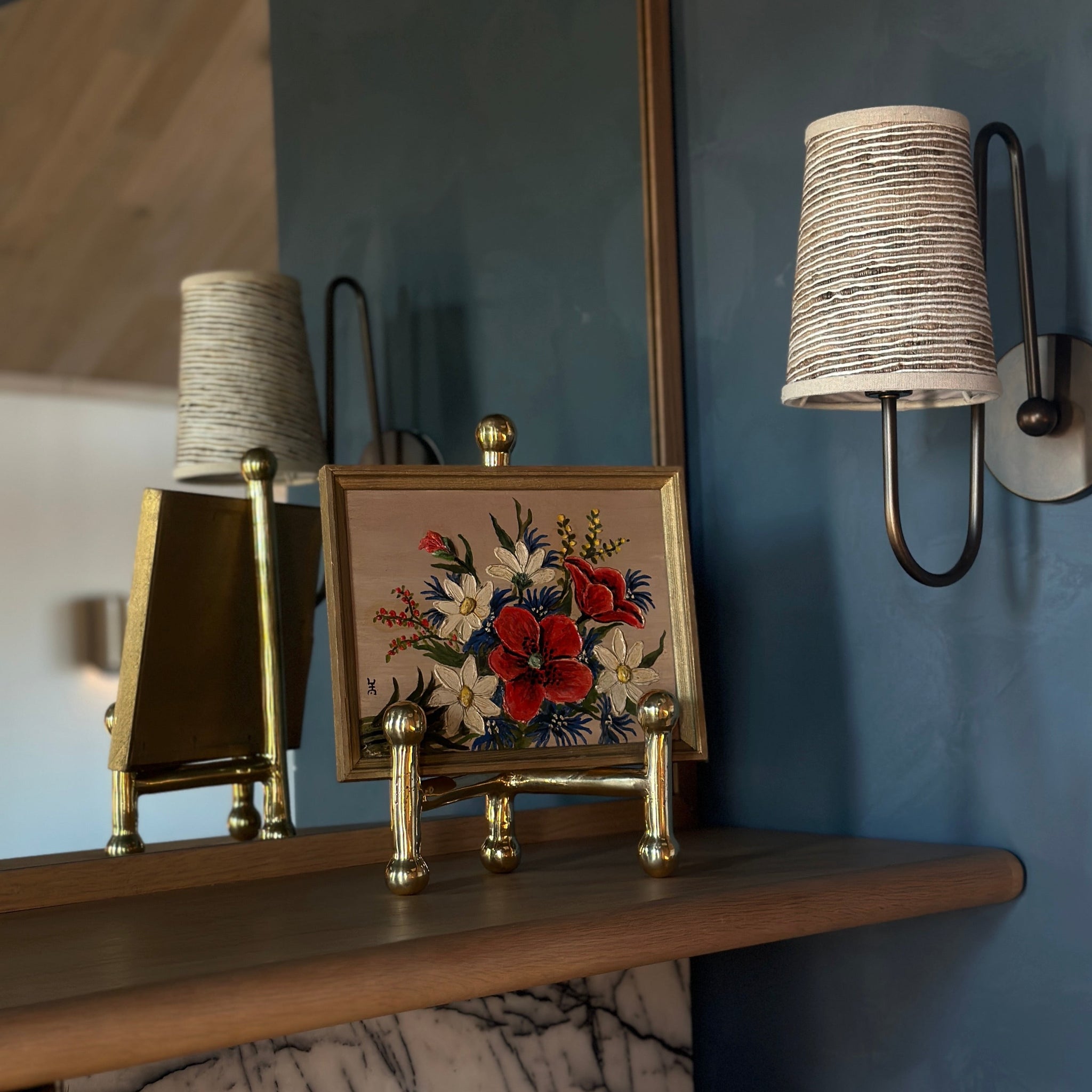 Solid Brass Desk Easel (Large)