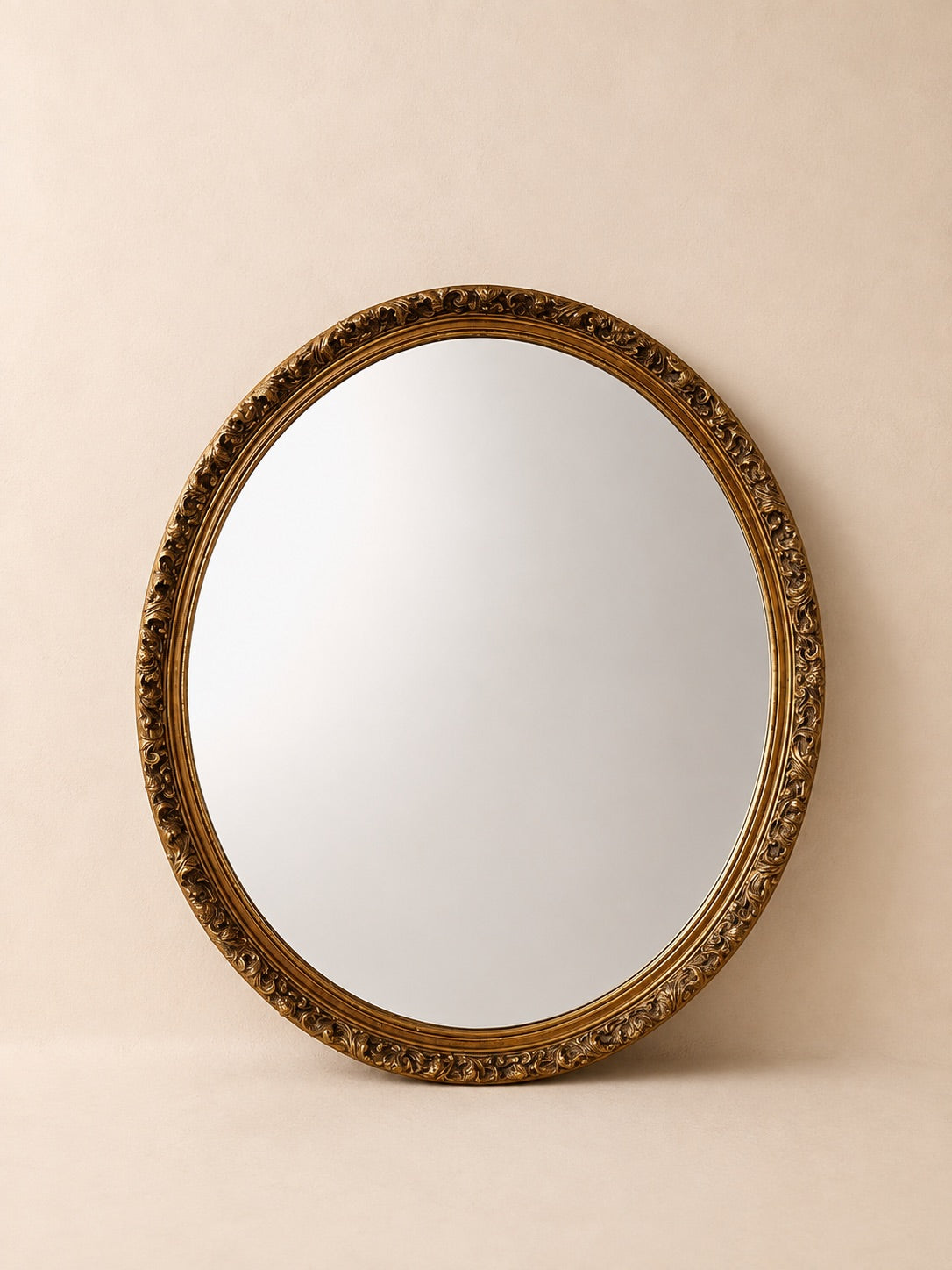 Round Gilt Mirror | Vintage