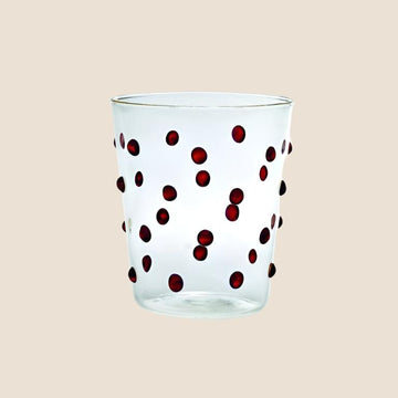 Party Tumbler in Red Dots