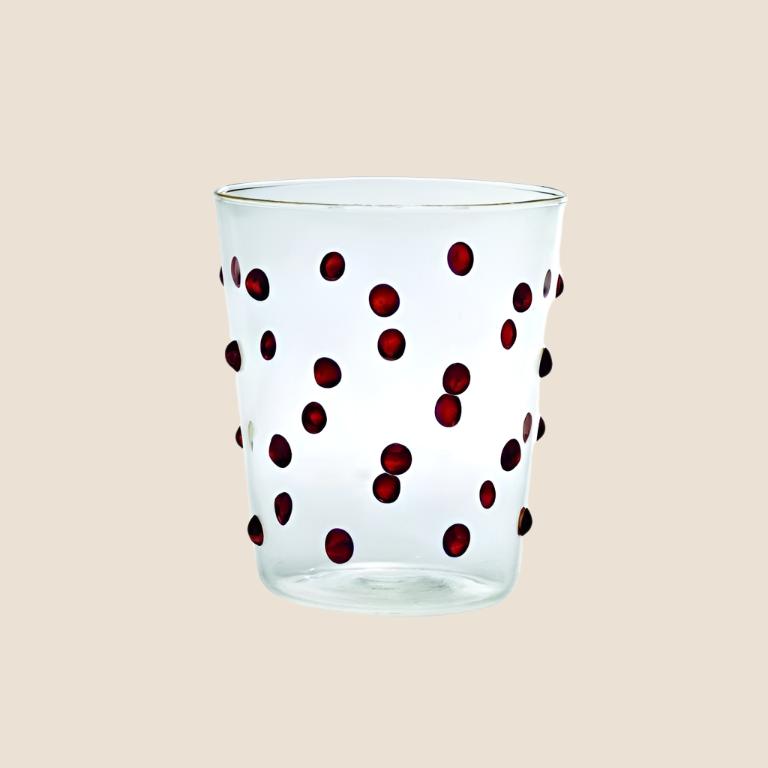 Party Tumbler in Red Dots