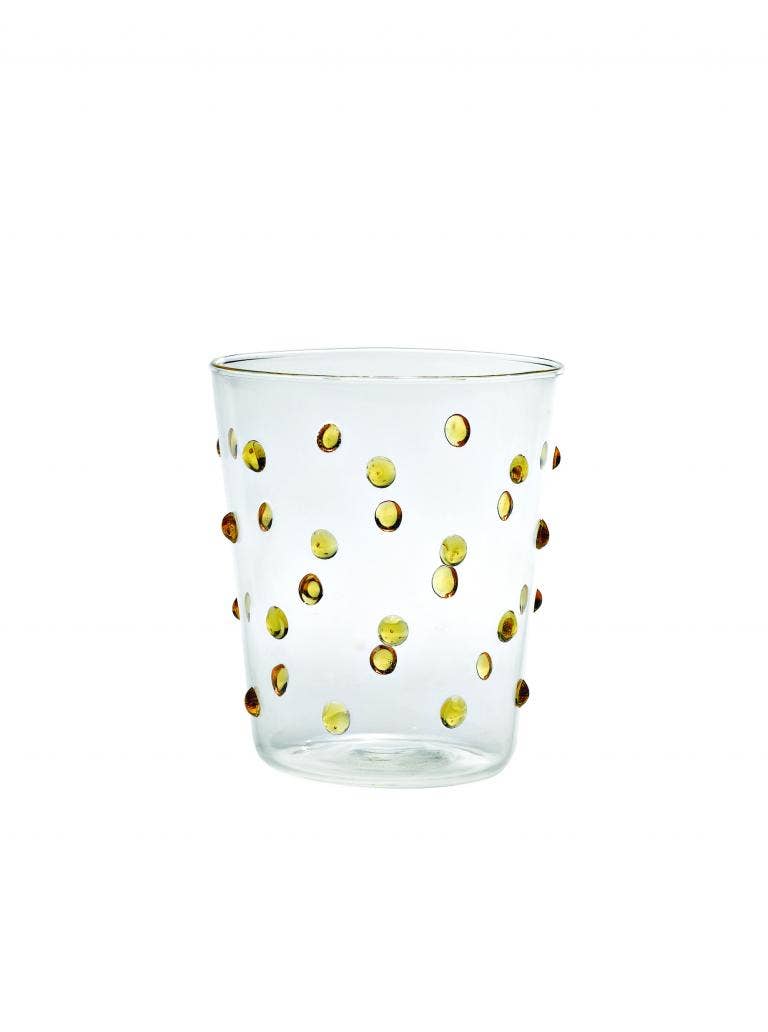 Party Tumbler in Green Dots