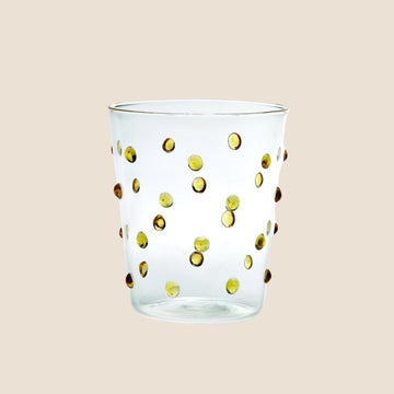 Party Tumbler in Yellow Dots