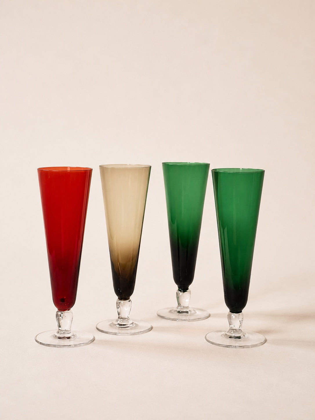 Pilsner Flute Set | Vintage