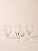 Optic Goblet Set | Vintage