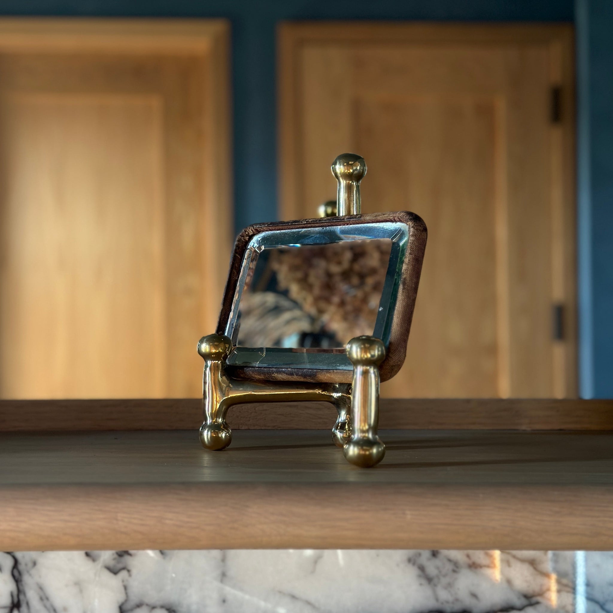 Solid Brass Desk Easel (Small)