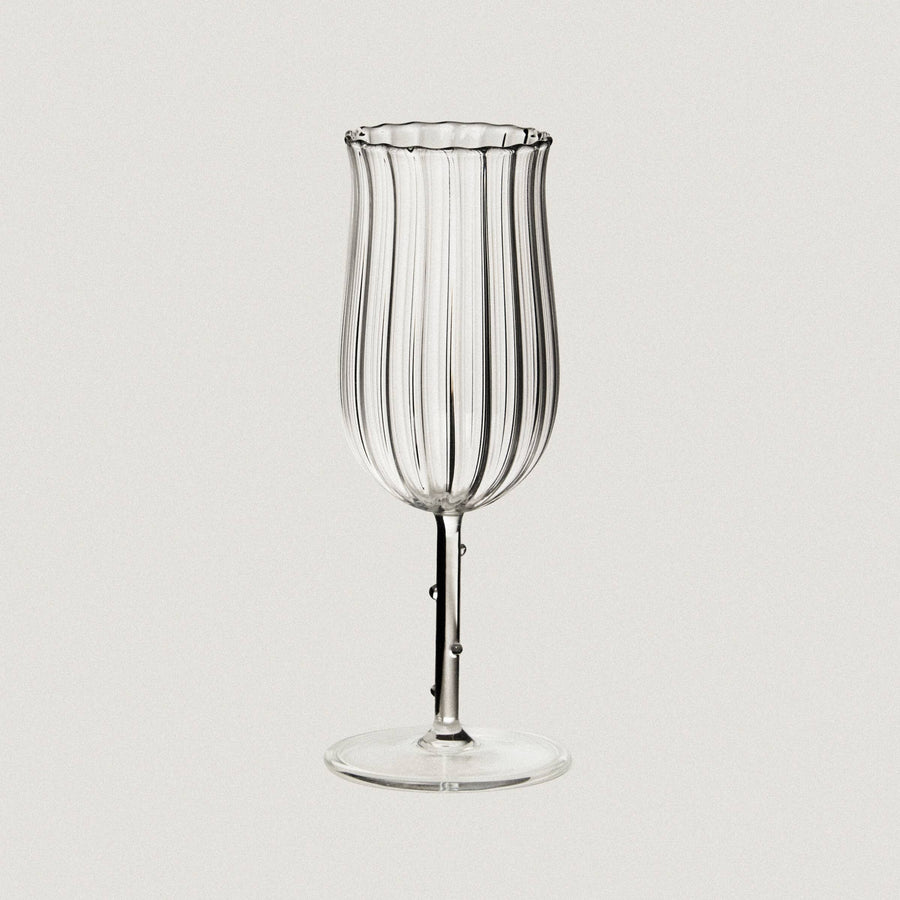 Tulip Wine Glass, Clear (Set of 4)