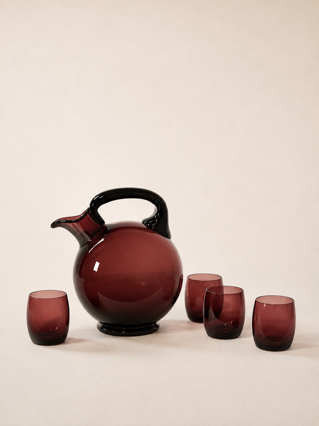 Glass Decanter & Cordial Set | Vintage