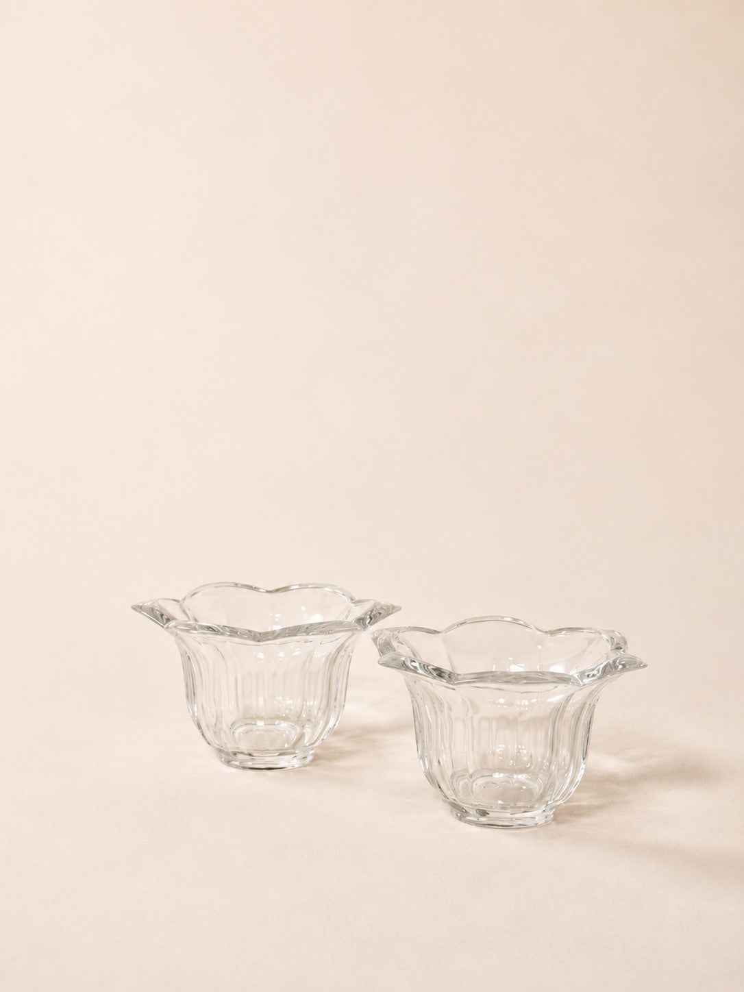 Tulip Votive Pair | Vintage