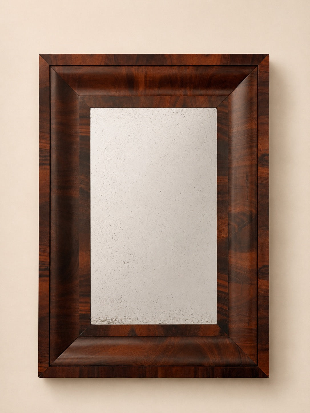 Rectangular Wooden Mirror | Vintage