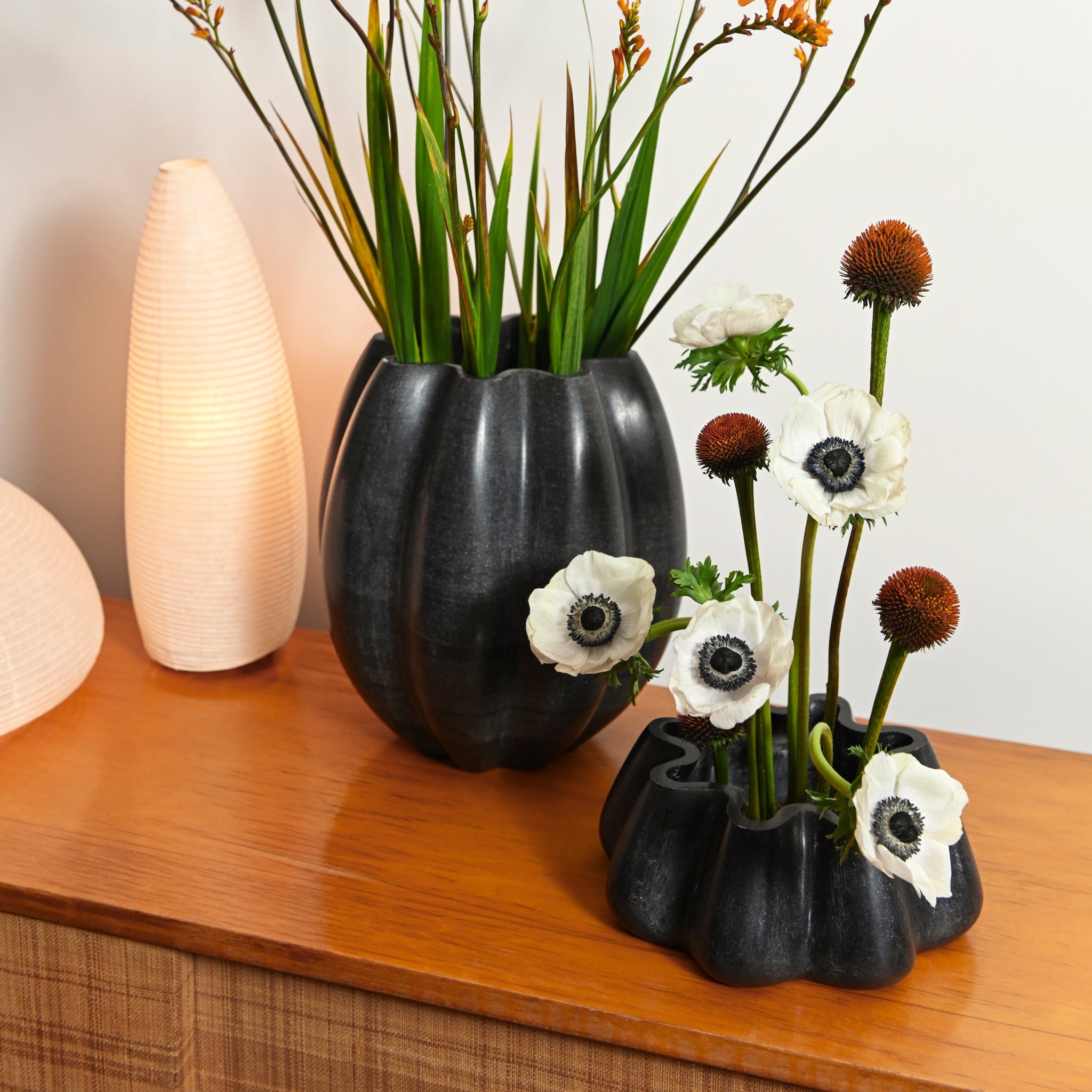 Tulip Bowl in Soot (Alessandra Codinha for Anastasio Home)