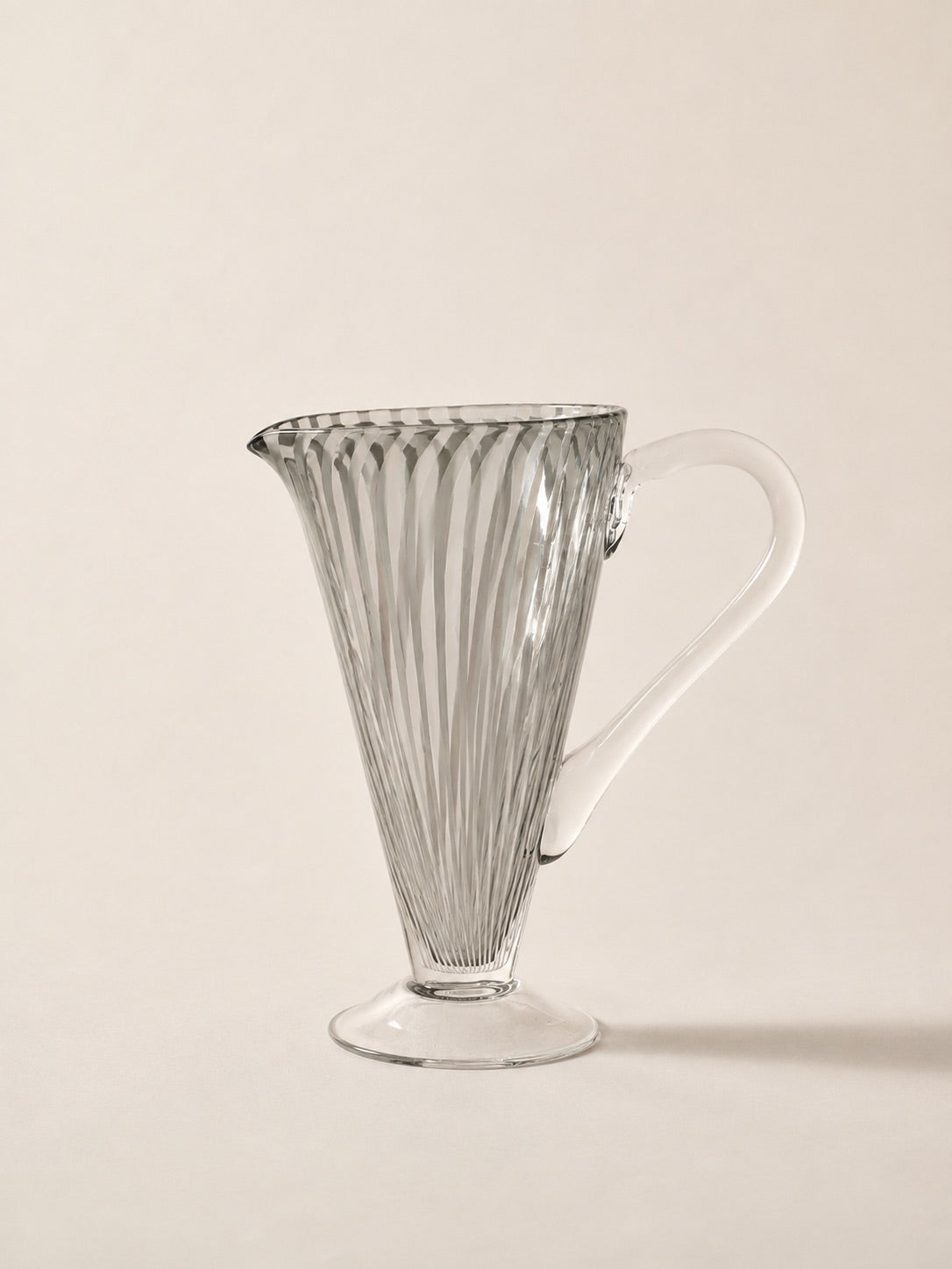 Swirl Optic Pitcher | Vintage