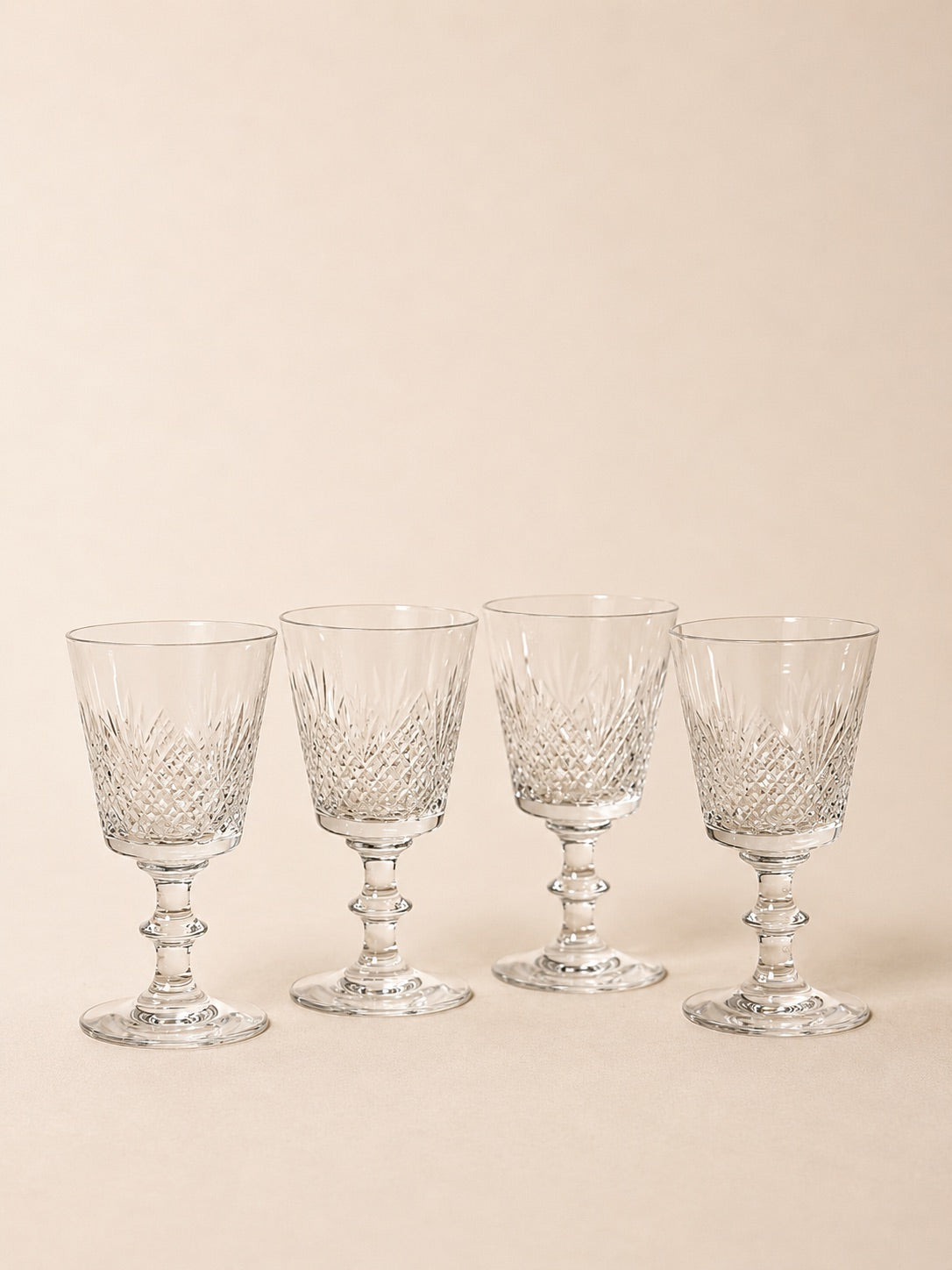 Fan Cut Goblets | Vintage