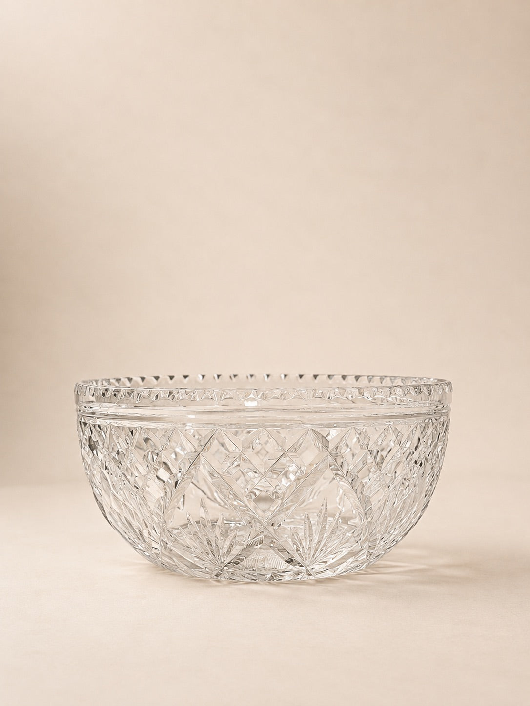 Cut Crystal Bowl | Vintage