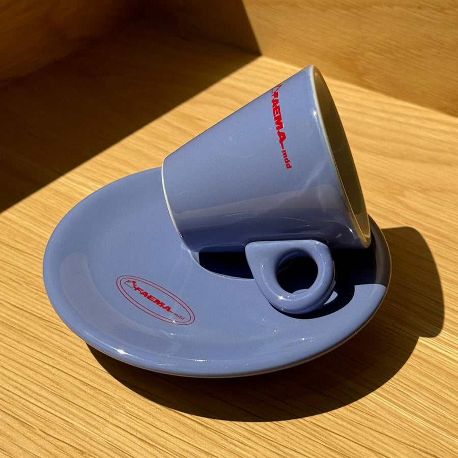 Faema Vintage Espresso Set | 4 Cups + Saucers