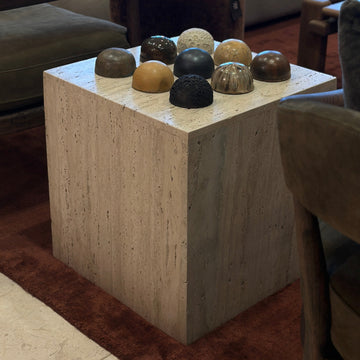 Lucia Table in Travertine