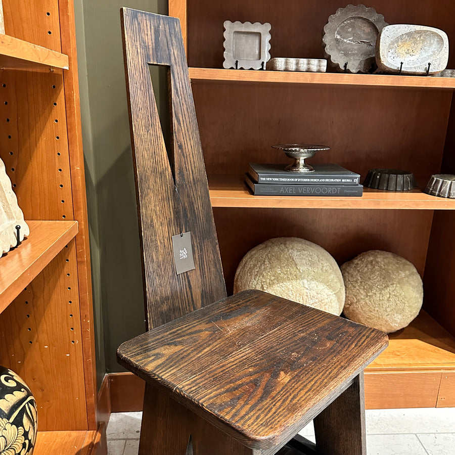 Vintage Wooden School Chair