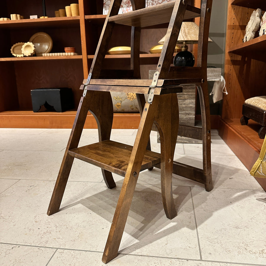 Vintage Wooden Ladder Chair