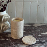 Stone Vessel Candle in Oyster | Minot Sunbeam Scent
