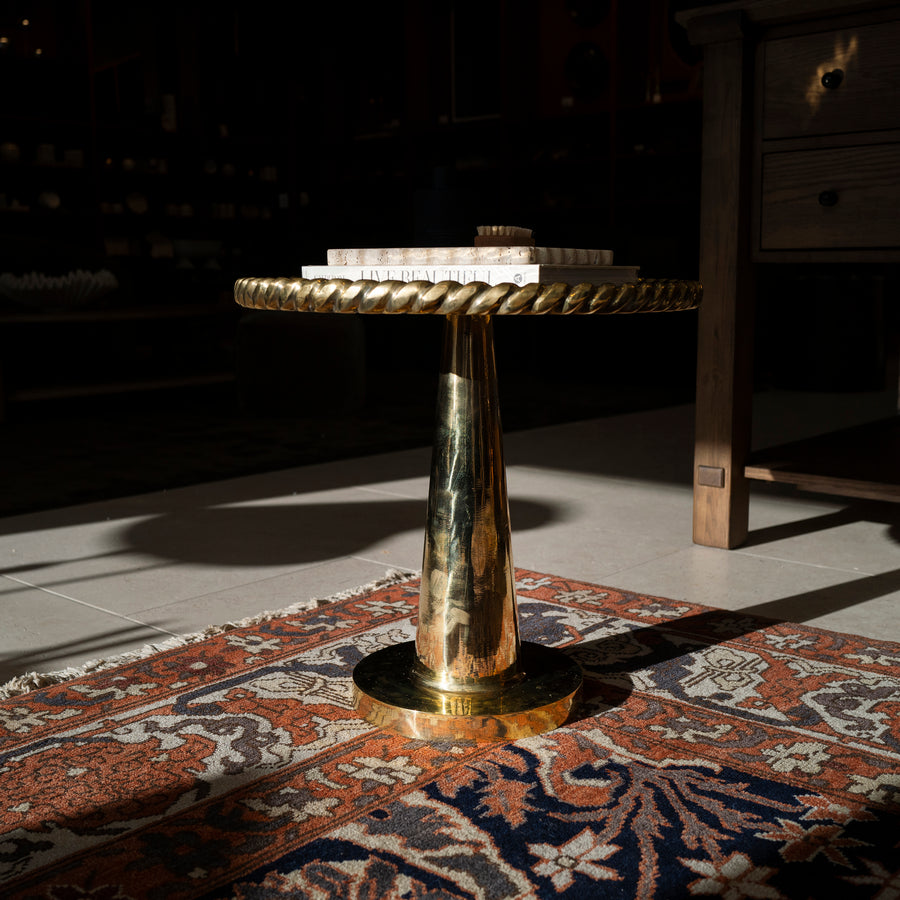 Tina Table in Brass