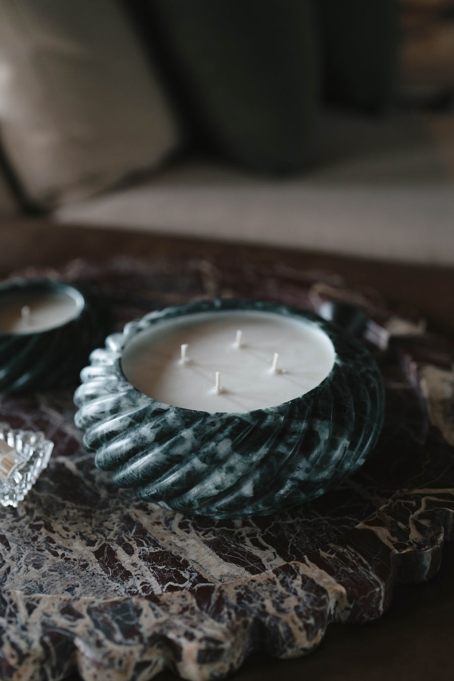 Minot x AH Holiday Cruller Candle in Emerald