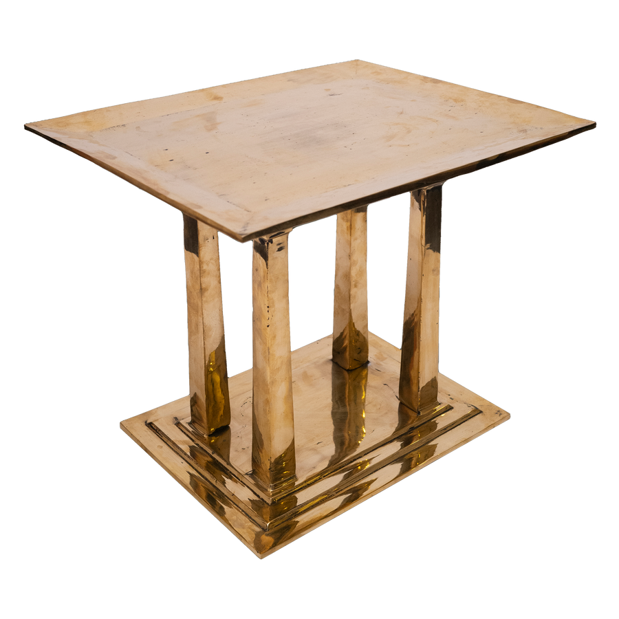 Marco Table in Brass