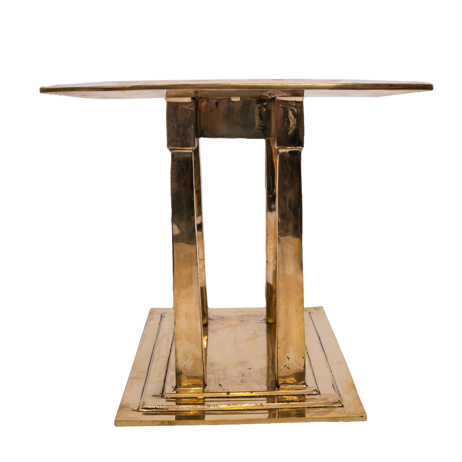 Marco Table in Brass