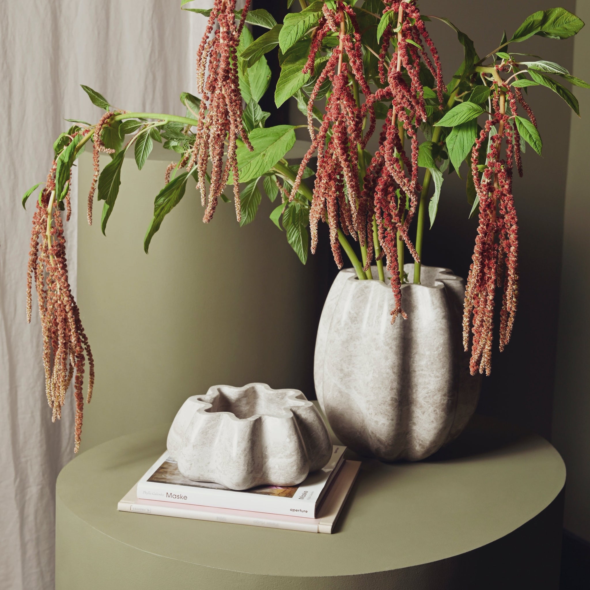 Tulip Vase in Oyster (Alessandra Codinha for Anastasio Home)