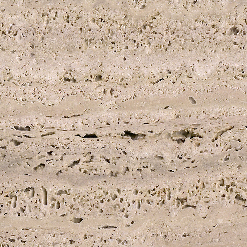 close up of travertine stone texture
