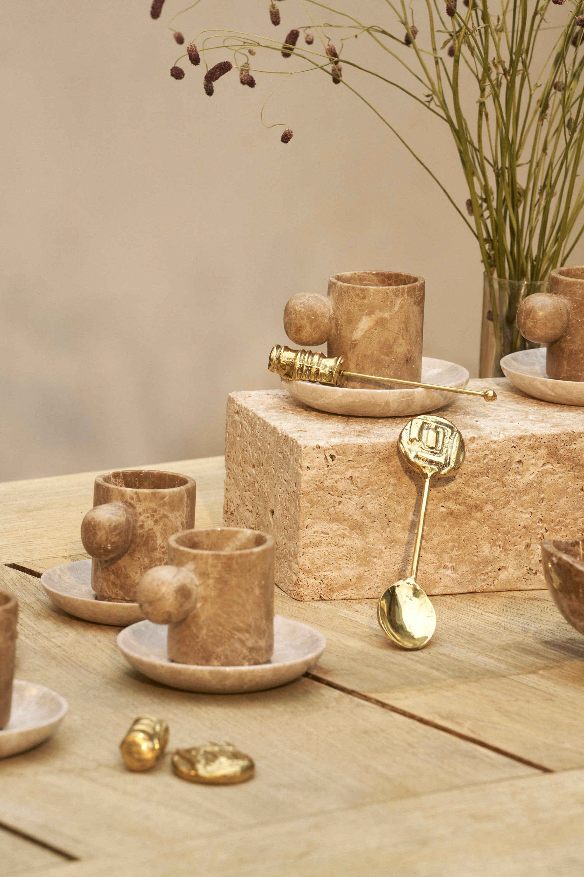 Knob Coffee Set — Marble Coffee Set, Tania Sarin | Anastasio Home