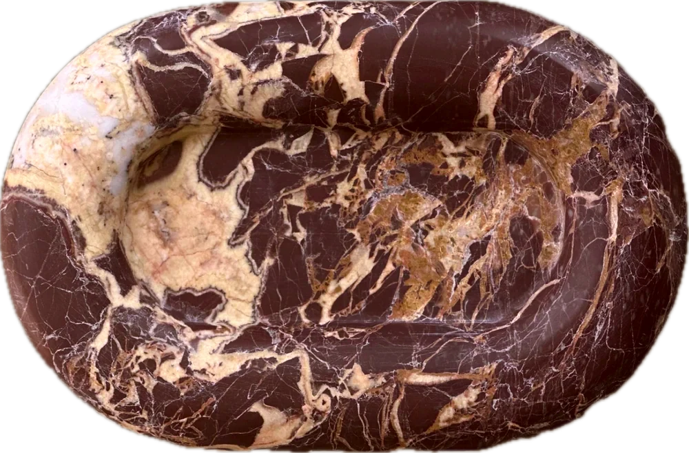 Maddi Catch in Cherry Gold marble