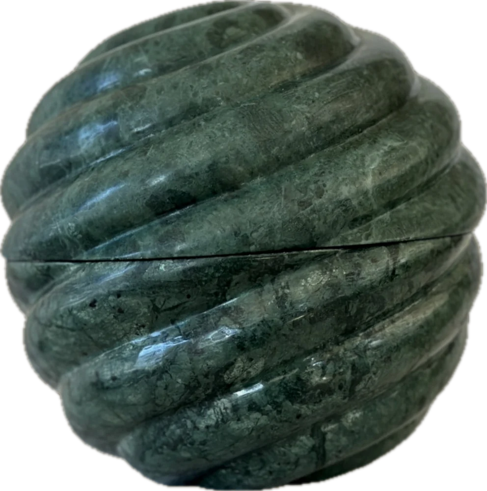 Swell Box in Emerald marble