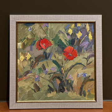 Original Floral Oil Painting | 14 x 14