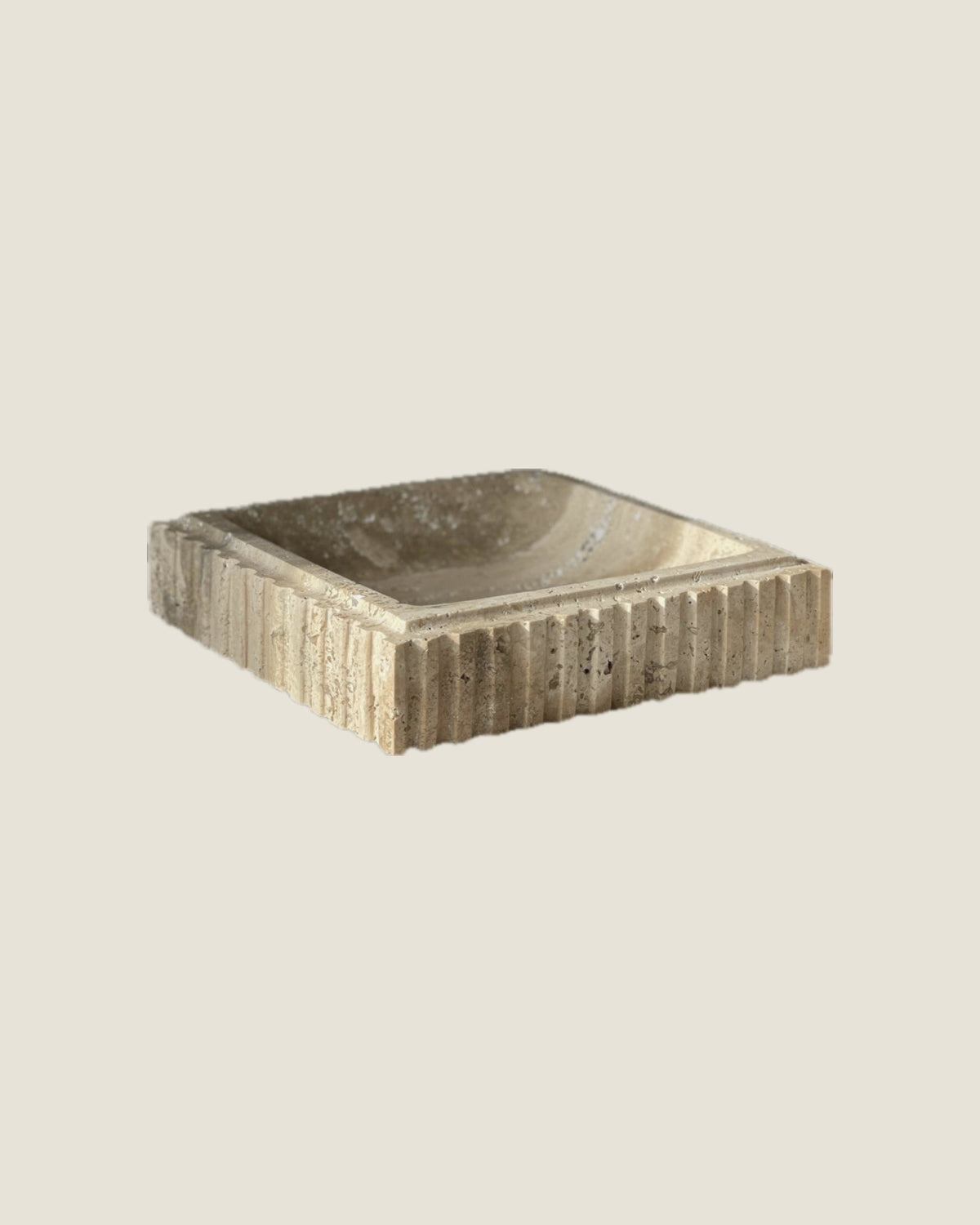 Athens Catch (Large) in Travertine
