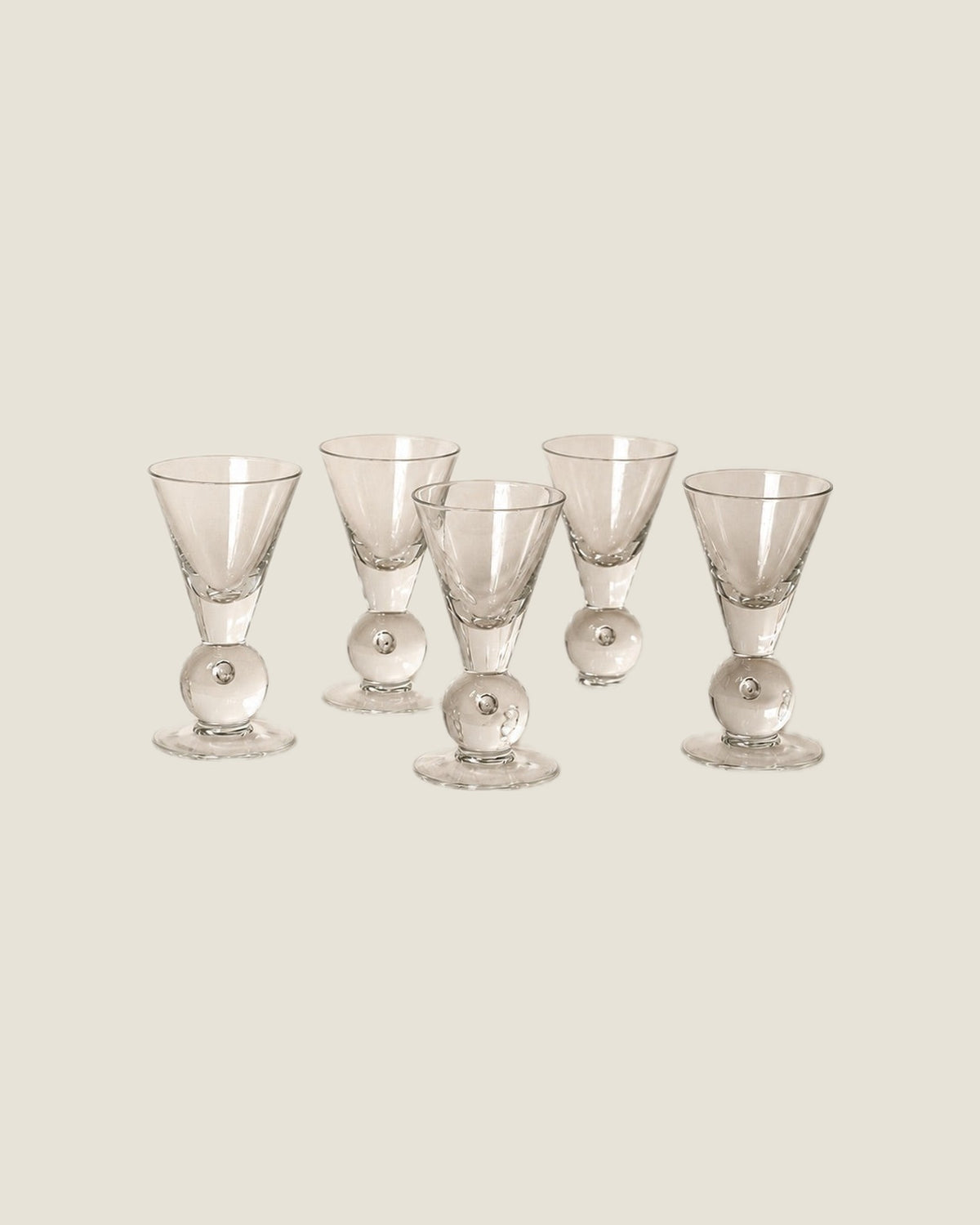 Ball Stem Cocktail Glasses