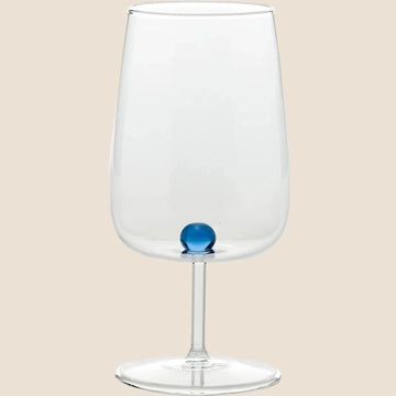 Bilia Wine Goblet in Cobalt Blue