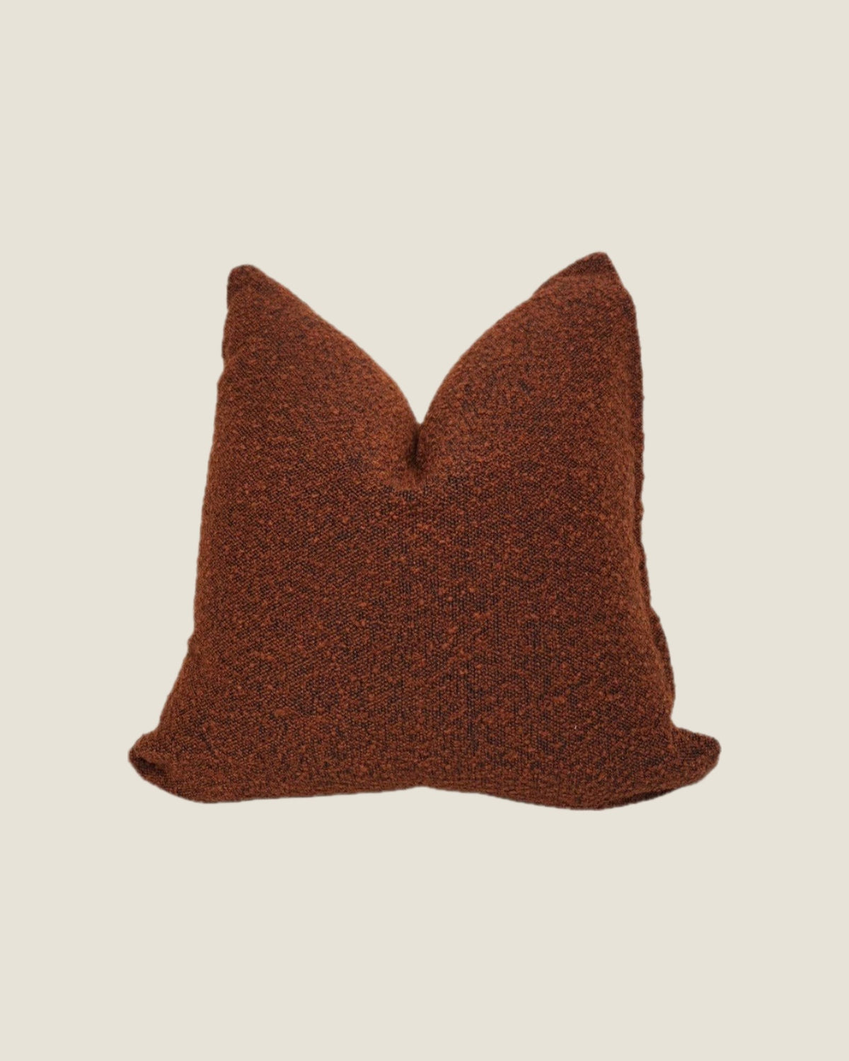 Boucle Pillow: Auburn: 26 x 26