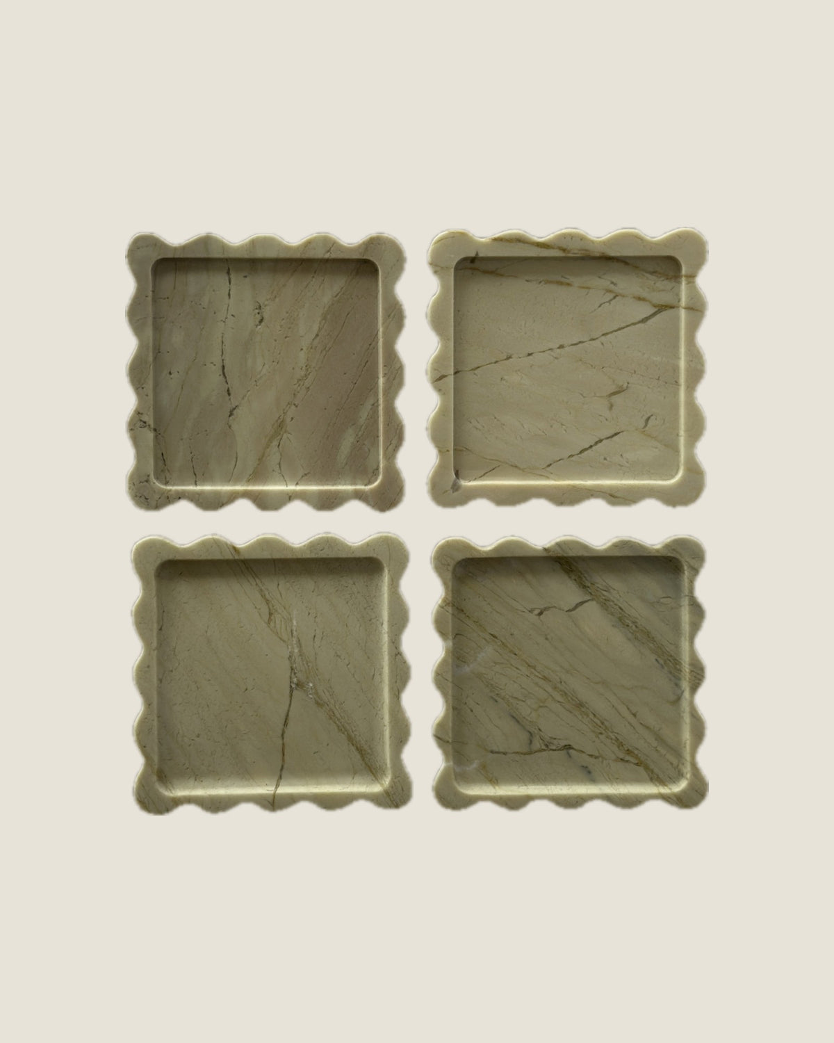 Box Coaster Set in Matcha