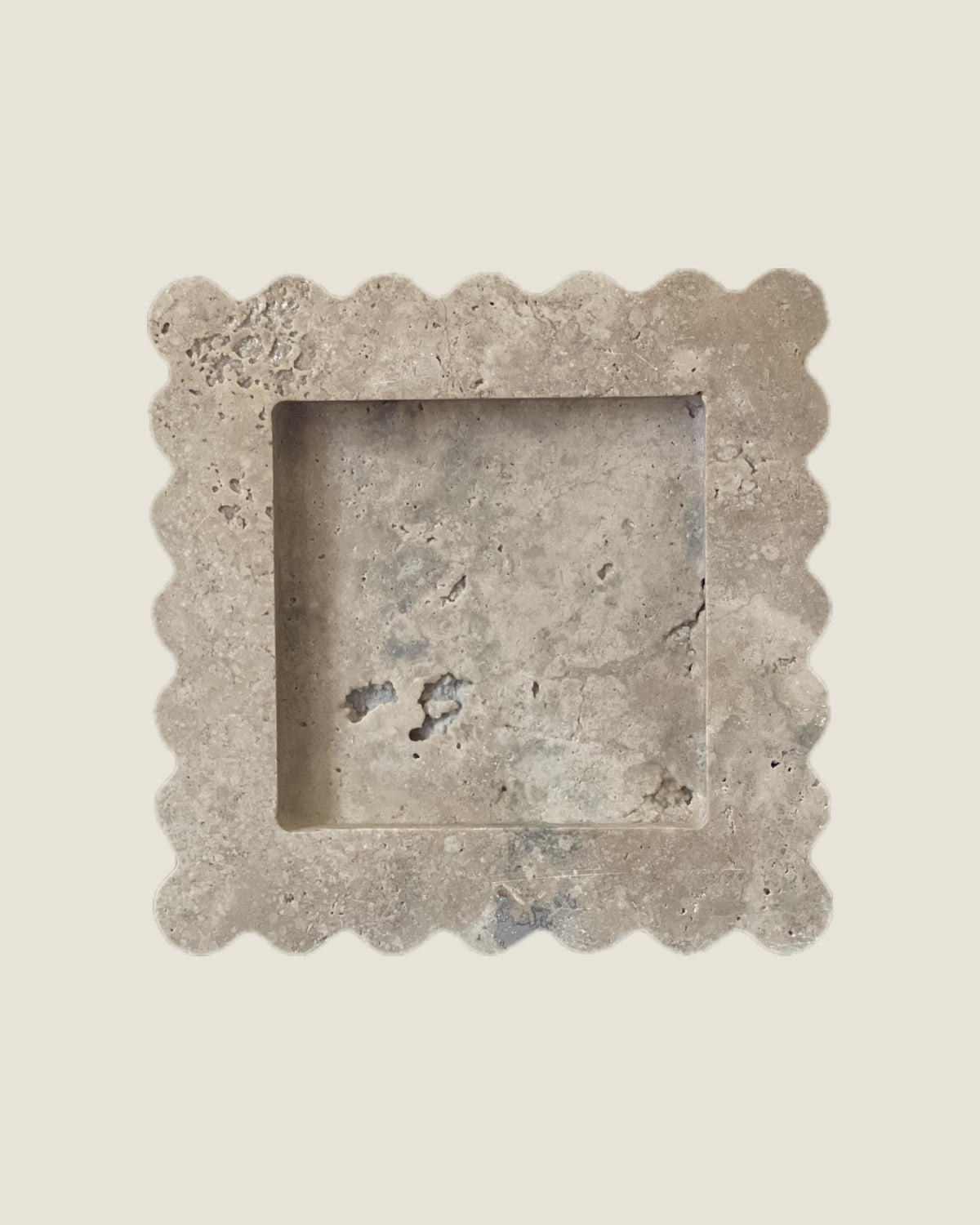 Box Tray in Travertine