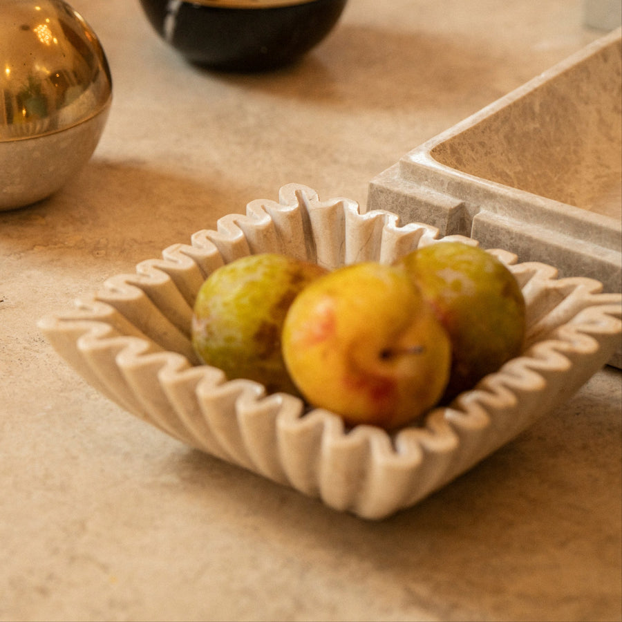 Mini Square Ruffle Bowl