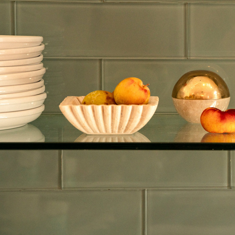 Mini Square Ruffle Bowl