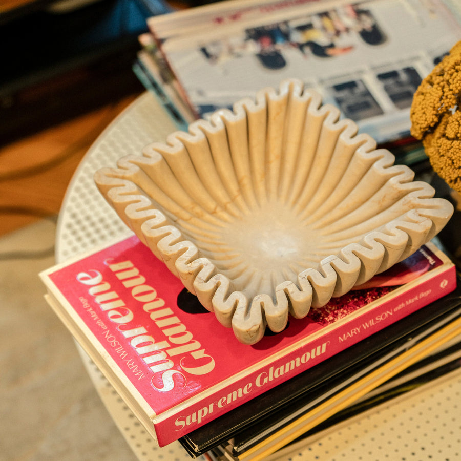 Square Ruffle Bowl