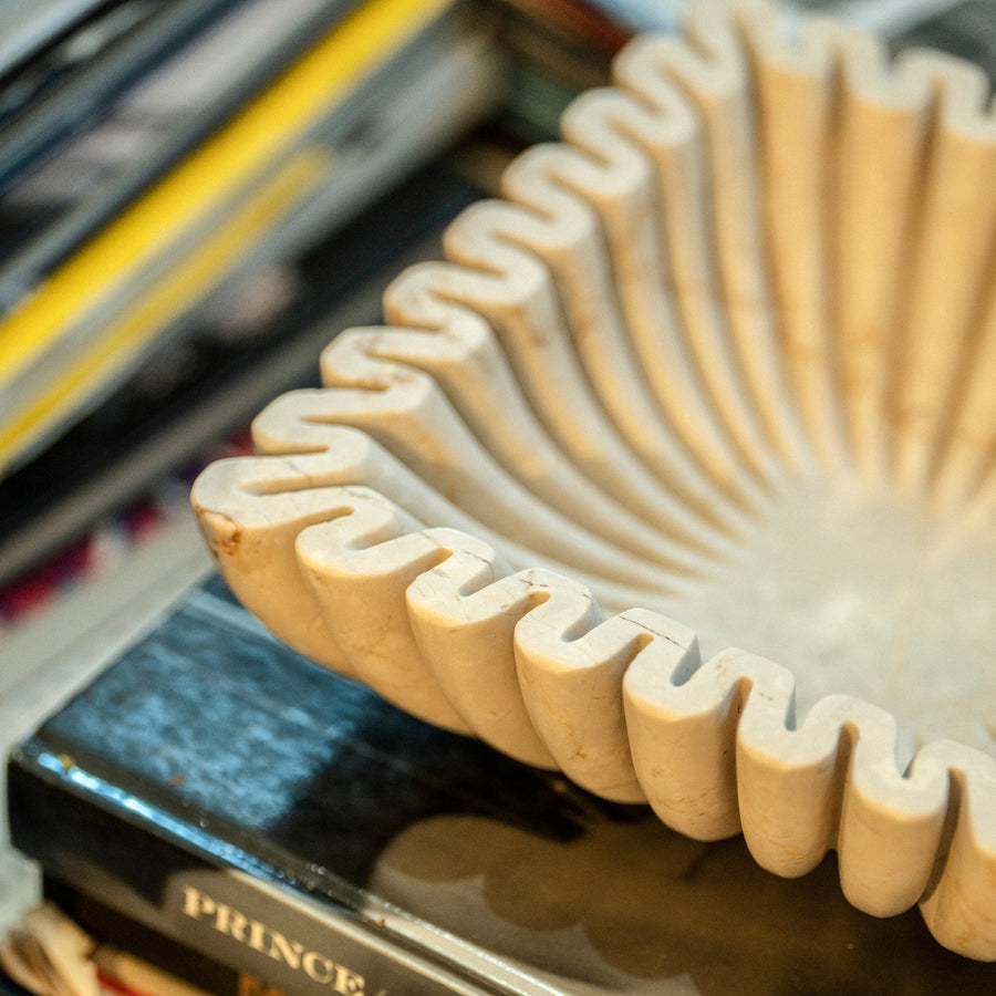 Square Ruffle Bowl