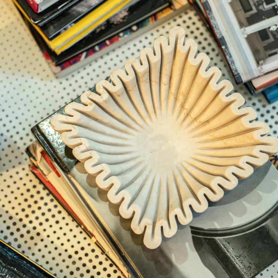 Square Ruffle Bowl