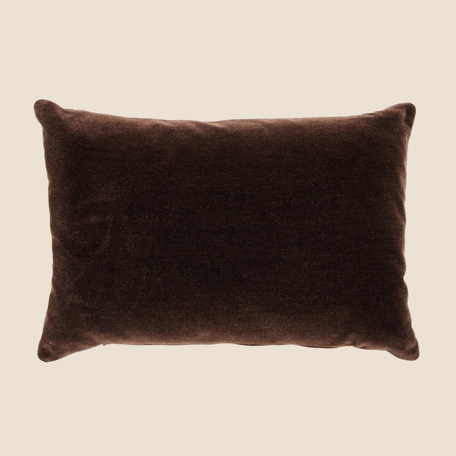 Bridger Pillow in Monte Chocolate - 16” x 24”