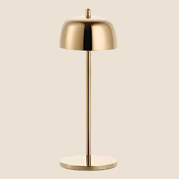 Theta Cordless Table Lamp: Rose Gold