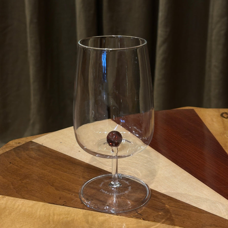 Bilia Wine Goblet: Amber